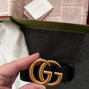 Gucci Marmont Belt Black